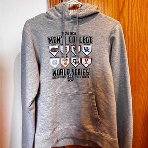 Men's Gray NCAA College World Series Hoodie